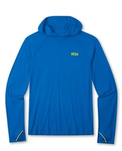 Stio Men's Hylas Hooded Pullover -Stio Shop Online M Hylas Pullover Blue Jolt