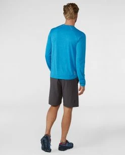 Stio Men's Icefloe Tech Tee LS -Stio Shop Online M Icefloe Tech Tee LS Rapid Blue 4