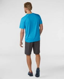 Stio Men's Icefloe Tech Tee SS -Stio Shop Online M Icefloe Tech Tee SS Rapid Blue 4