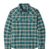 Stio Men's Junction Midweight Flannel Shirt -Stio Shop Online M Junction Midweight Flannel Shirt Deep Delta Plaid