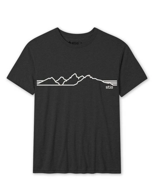 Stio Men's Teton Elevations Tee -Stio Shop Online M Linear Teton Tee Charcoal Heather 895c2391 861a 4849 8930 b6441c3de32e