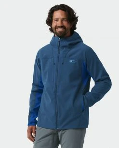 Stio Men's Millibar WINDSTOPPER® Hooded Jacket -Stio Shop Online M Millibar Windstopper Hooded Jacket Mountain Shadow 1