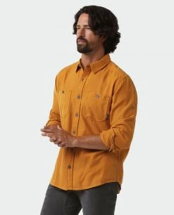 Stio Men's Miter Lightweight Flannel Shirt -Stio Shop Online M Miter Lightweight Flannel Shirt Bourbon 2