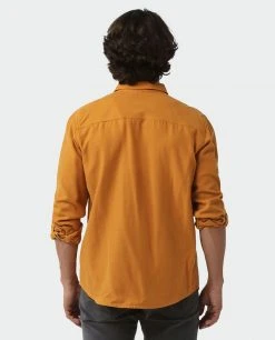 Stio Men's Miter Lightweight Flannel Shirt -Stio Shop Online M Miter Lightweight Flannel Shirt Bourbon 3