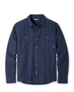 Stio Men's Miter Lightweight Flannel Shirt -Stio Shop Online M Miter Lightweight Flannel Shirt Mulberry Plaid