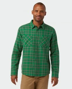 Stio Men's Miter Lightweight Flannel Shirt -Stio Shop Online M Miter Lightweight Flannel Shirt Thicket Plaid 1