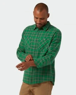 Stio Men's Miter Lightweight Flannel Shirt -Stio Shop Online M Miter Lightweight Flannel Shirt Thicket Plaid 2