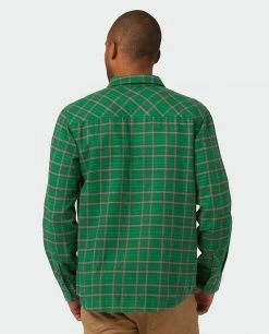 Stio Men's Miter Lightweight Flannel Shirt -Stio Shop Online M Miter Lightweight Flannel Shirt Thicket Plaid 3