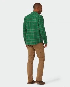 Stio Men's Miter Lightweight Flannel Shirt -Stio Shop Online M Miter Lightweight Flannel Shirt Thicket Plaid 5