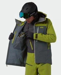 Stio Men's Objective Pro Jacket 33 Stio Men's Objective Pro Jacket -Stio Shop Online M Objective Pro Jacket Forest Olive Basalt 2
