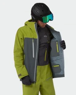 Stio Men's Objective Pro Jacket 34 Stio Men's Objective Pro Jacket -Stio Shop Online M Objective Pro Jacket Forest Olive Basalt 3