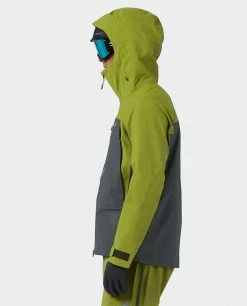 Stio Men's Objective Pro Jacket 36 Stio Men's Objective Pro Jacket -Stio Shop Online M Objective Pro Jacket Forest Olive Basalt 5