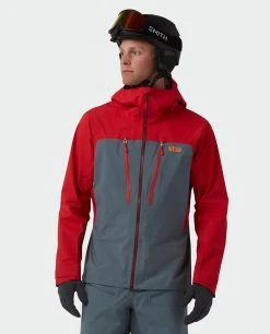 Stio Men's Objective Pro Jacket 51 Stio Men's Objective Pro Jacket -Stio Shop Online M Objective Pro Jacket Risk Red Stormy Weather 1