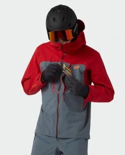 Stio Men's Objective Pro Jacket 54 Stio Men's Objective Pro Jacket -Stio Shop Online M Objective Pro Jacket Risk Red Stormy Weather 2