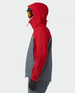 Stio Men's Objective Pro Jacket 56 Stio Men's Objective Pro Jacket -Stio Shop Online M Objective Pro Jacket Risk Red Stormy Weather 6