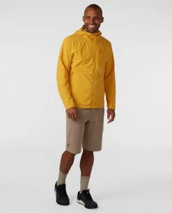 Stio Men's Pinedale XT Hooded Jacket -Stio Shop Online M Pinedale XT Hooded Jacket Amber Resin 4