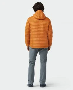 Stio Men's Pinion Down Hooded Jacket -Stio Shop Online M Pinion Down Hooded Jacket Bourbon 4