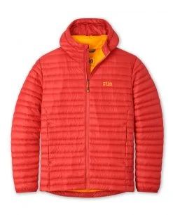 Stio Men's Pinion Down Hooded Jacket -Stio Shop Online M Pinion Down Hooded Jacket Risk Red