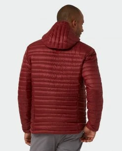 Stio Men's Pinion Down Hooded Jacket -Stio Shop Online M Pinion Down Hooded Jacket Roasted Beet 4