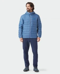 Stio Men's Pinion Down Hooded Jacket -Stio Shop Online M Pinion Hooded Down Jacket Sturdy Blue 1 Full