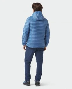 Stio Men's Pinion Down Hooded Jacket -Stio Shop Online M Pinion Hooded Down Jacket Sturdy Blue 2 Full