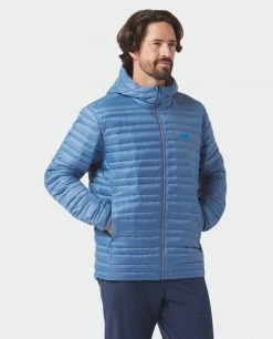 Stio Men's Pinion Down Hooded Jacket -Stio Shop Online M Pinion Hooded Down Jacket Sturdy Blue 3 Top