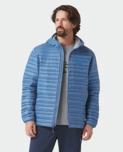 Stio Men's Pinion Down Hooded Jacket -Stio Shop Online M Pinion Hooded Down Jacket Sturdy Blue 5 Top