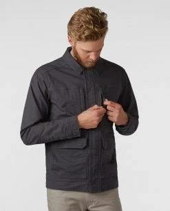 Stio Men's Rivet® Canvas Utility Jacket -Stio Shop Online M Rivet Canvas Utility Jacket Basalt 3