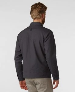 Stio Men's Rivet® Canvas Utility Jacket -Stio Shop Online M Rivet Canvas Utility Jacket Basalt 4