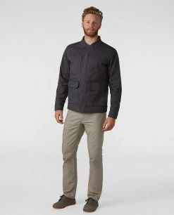 Stio Men's Rivet® Canvas Utility Jacket -Stio Shop Online M Rivet Canvas Utility Jacket Basalt 5