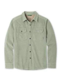 Stio Men's Saratoga Cord Shirt 41 Stio Men's Saratoga Cord Shirt -Stio Shop Online M Saratoga Cord Shirt Sage Flats