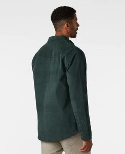 Stio Men's Saratoga Cord Shirt 38 Stio Men's Saratoga Cord Shirt -Stio Shop Online M Saratoga Cord Treeline Green 2
