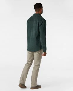 Stio Men's Saratoga Cord Shirt 40 Stio Men's Saratoga Cord Shirt -Stio Shop Online M Saratoga Cord Treeline Green 5