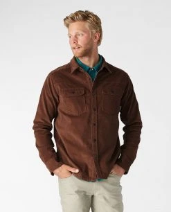Stio Men's Saratoga Cord Shirt 24 Stio Men's Saratoga Cord Shirt -Stio Shop Online M Saratoga Shirt Bison Herd 2