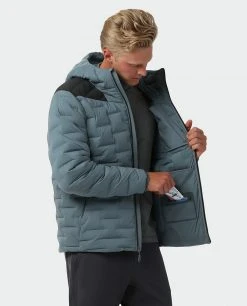 Stio Men's Skillet Stretch Down Hooded Jacket -Stio Shop Online M Skillet Stretch Down Hooded Jacket Stormy Weather 4