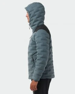 Stio Men's Skillet Stretch Down Hooded Jacket -Stio Shop Online M Skillet Stretch Down Hooded Jacket Stormy Weather 6