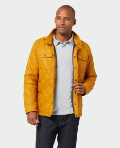 Stio Men's Skycrest Insulated Snap Shirt -Stio Shop Online M Skycrest Snap Shirt Bourbon 5 Top