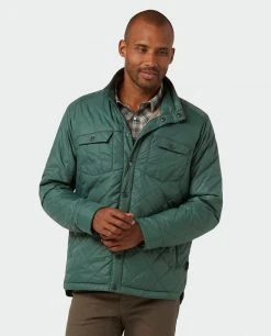 Stio Men's Skycrest Insulated Snap Shirt -Stio Shop Online M Skycrest Snap Shirt Treeline Green 2