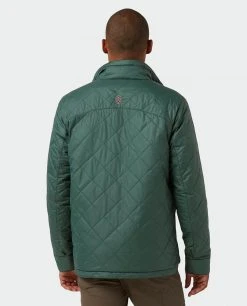 Stio Men's Skycrest Insulated Snap Shirt -Stio Shop Online M Skycrest Snap Shirt Treeline Green 3