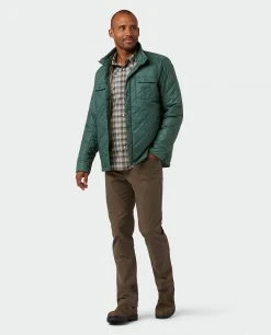 Stio Men's Skycrest Insulated Snap Shirt -Stio Shop Online M Skycrest Snap Shirt Treeline Green 4