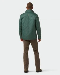Stio Men's Skycrest Insulated Snap Shirt -Stio Shop Online M Skycrest Snap Shirt Treeline Green 5