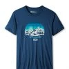 Stio Men's Teton Sunset Tee -Stio Shop Online M Teton Sunset Tee Navy Heather