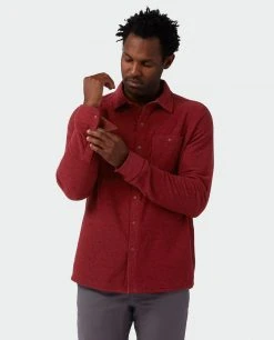 Stio Men's Thermop Fleece Snap Shirt 39 Stio Men's Thermop Fleece Snap Shirt -Stio Shop Online M Thermop Fleece Snap Shirt Roasted Beet 2