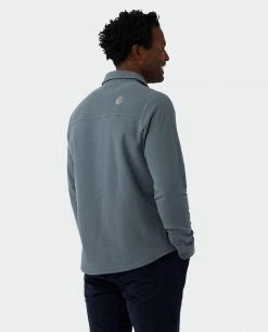 Stio Men's Thermop Fleece Snap Shirt 28 Stio Men's Thermop Fleece Snap Shirt -Stio Shop Online M Thermop Fleece Snap Shirt Stormy Weather 3