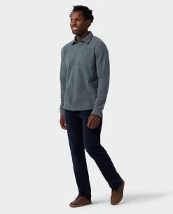 Stio Men's Thermop Fleece Snap Shirt 29 Stio Men's Thermop Fleece Snap Shirt -Stio Shop Online M Thermop Fleece Snap Shirt Stormy Weather 4