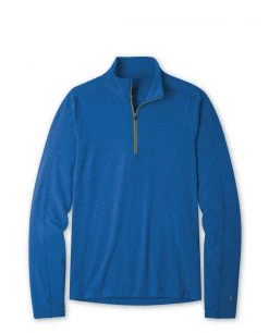 Stio Men's Tipton Tech Half Zip -Stio Shop Online M Tipton Tech Half Zip Alpine Lake Heather