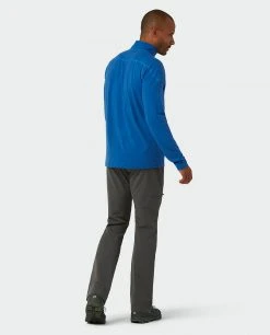 Stio Men's Tipton Tech Half Zip -Stio Shop Online M Tipton Tech Half Zip Alpine Lake Heather 5