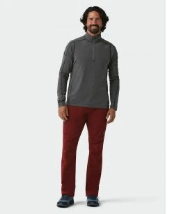 Stio Men's Tipton Tech Half Zip -Stio Shop Online M Tipton Tech Half Zip Boundary Black Heather 4