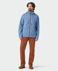 Stio Men's Windy Mile INFINIUM™ Jacket -Stio Shop Online M Windy Mile INFINIUM Jacket Sturdy Blue 1 Full