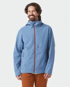 Stio Men's Windy Mile INFINIUM™ Jacket -Stio Shop Online M Windy Mile INFINIUM Jacket Sturdy Blue 3 Top